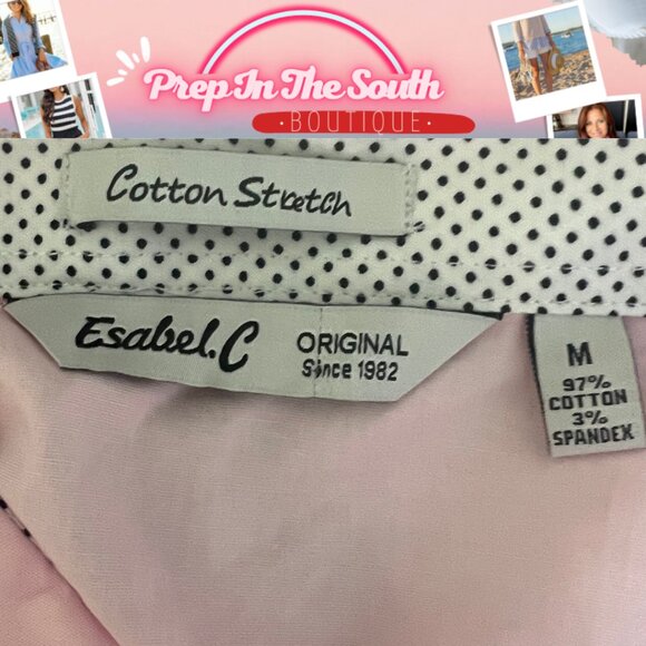 Beautiful Esabel C. Pink Button Down Dress Shirt NWT M - Picture 11 of 12
